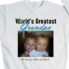 World's Greatest Personalized Photo Sweatshirt